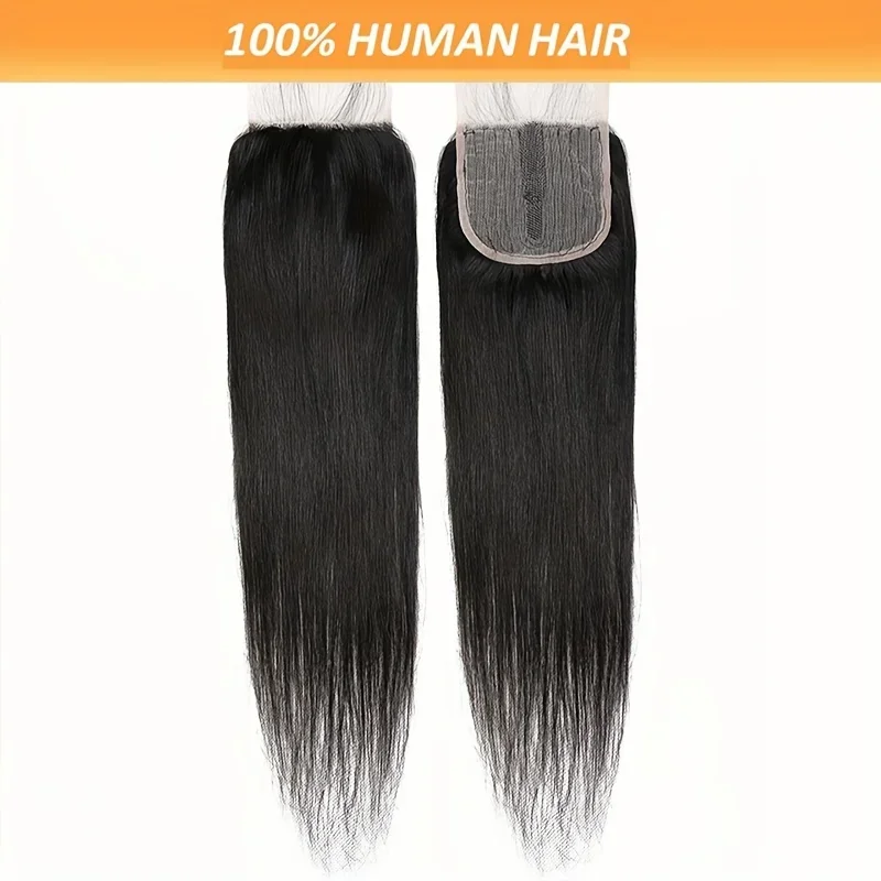 Human Hair T Part Cheap Brazilian Remy Lace Closure_voghion.com