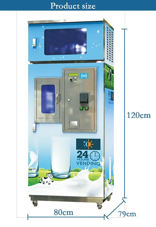 Automatic Coin Operated Atm Milk Vending Machine Vending Machines For