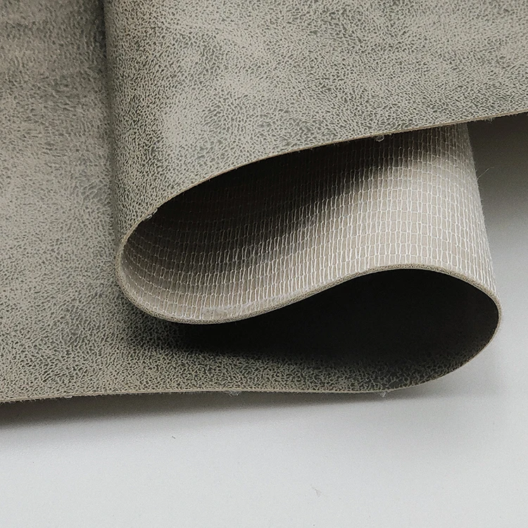 0.6mm Thickness 54/55" Width PVC Leather Faux Leather Fabric with 140cm Width for Multi-Application