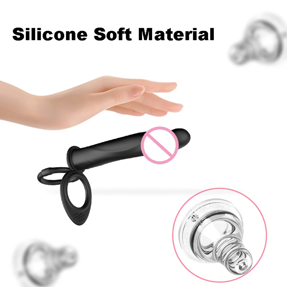 Vibrateur Double Pénétration – Rose/violet – En Silicone – Neuf Sous Blister