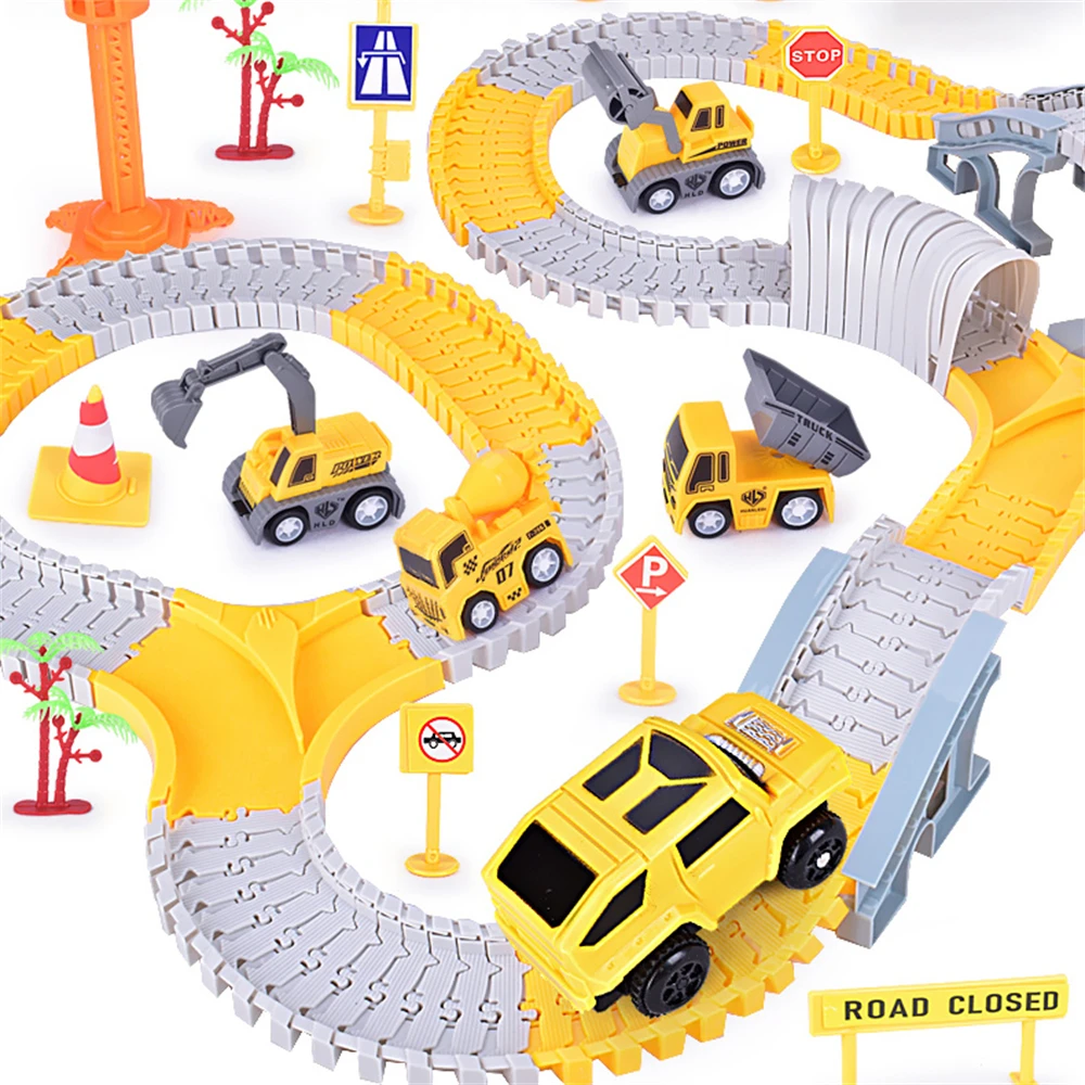 Kids Boys DIY Engineering Construction Toy Small Electric