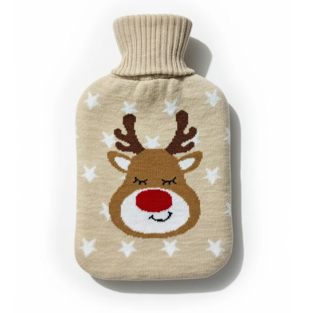 Cheap 2L Rubber with Cover Hot Water Bottle