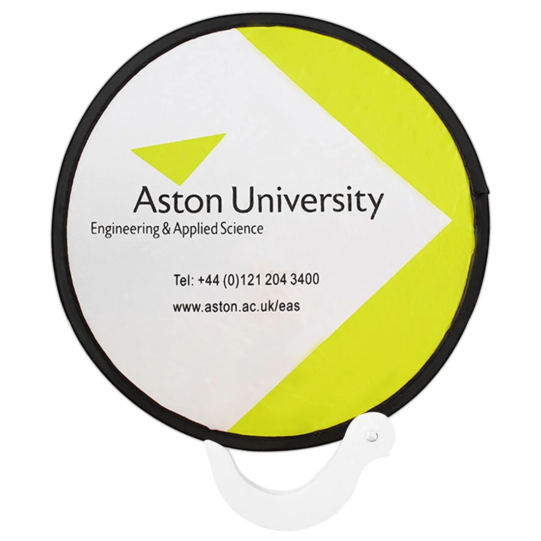 Personalized Round Foldable Flying Disc Fan Custom Printed Nylon Round