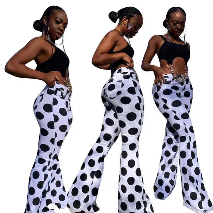 flared summer trousers