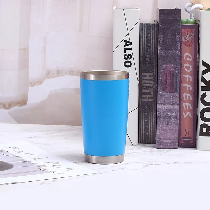 20 OZ Stainless Steel Vacuum Tumbler Double Wall Insulated Travel Coffee Mug Leak Proof for Road Trip Camping Car Office Bulk with Custom Logo