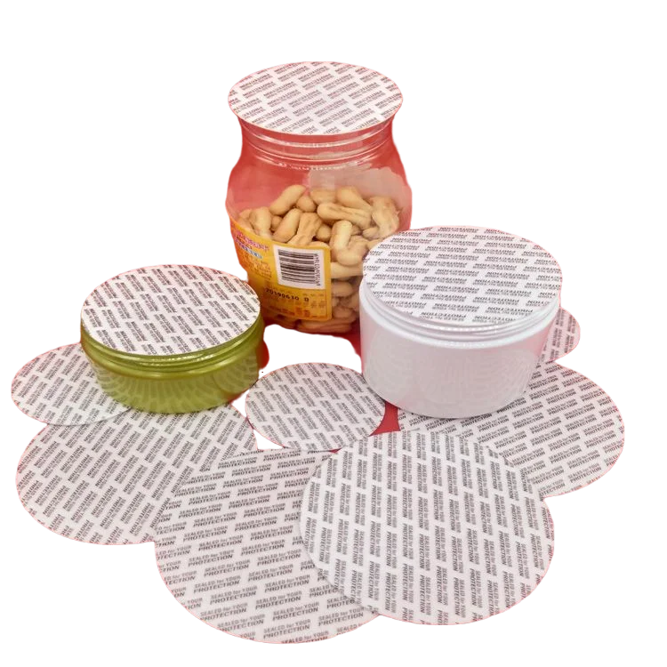 Self Adhesive Pressure Sensitive Bottle Cap Safety Tamper Seals Sealing Inserts Activated Pressure Foam Gasket