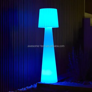 Luxury Designer Living Room Floor Light Hotel Villa Shopping Mall Plastic Floor Standing Lamps