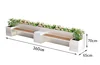 Flower box and bench set 360*65*70