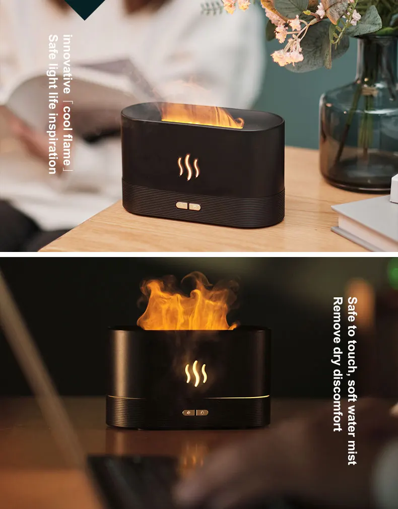 Fire Flame Effect Humidifier Dispensador Difusores De Aromas