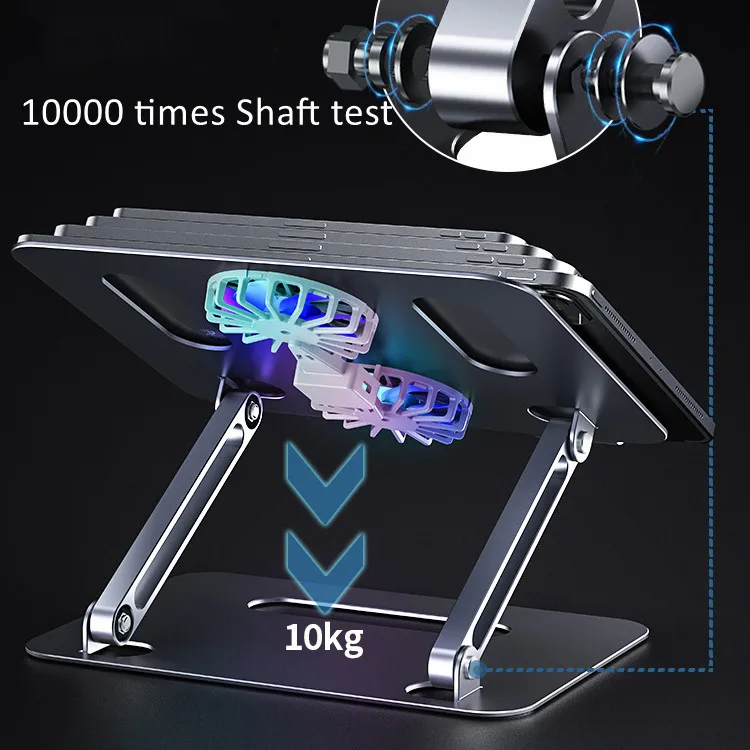Boneruy Upgraded Adjustable Gaming Laptop Stand With Cooling Fan