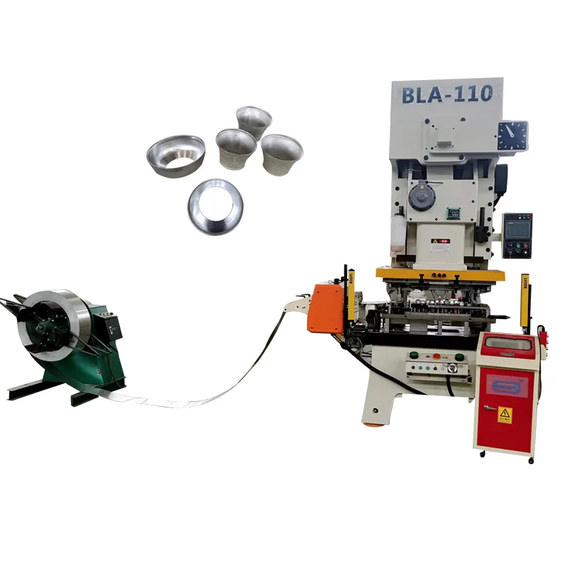 Bulb Cover Light Shade Lamp Fixing Base  Power Press Manufacture Machine PLC Electrical Control System