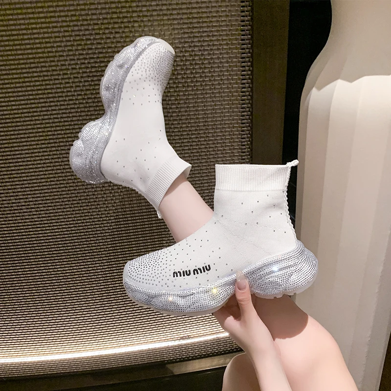 Fashion Chunky Heel Platform Boots For Women Odm Available - Main Image