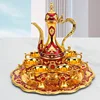 (Small shell wine set) Gold and red