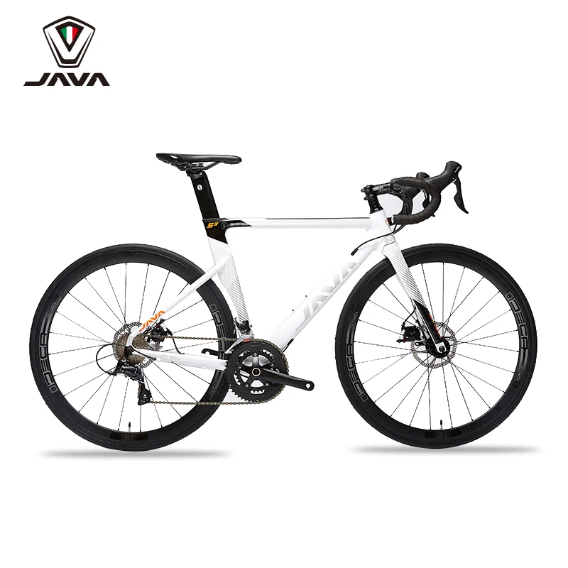 JAVA SILURO 3 Carbon Fiber Road Bicycle - 18 Speed, Disc Brake