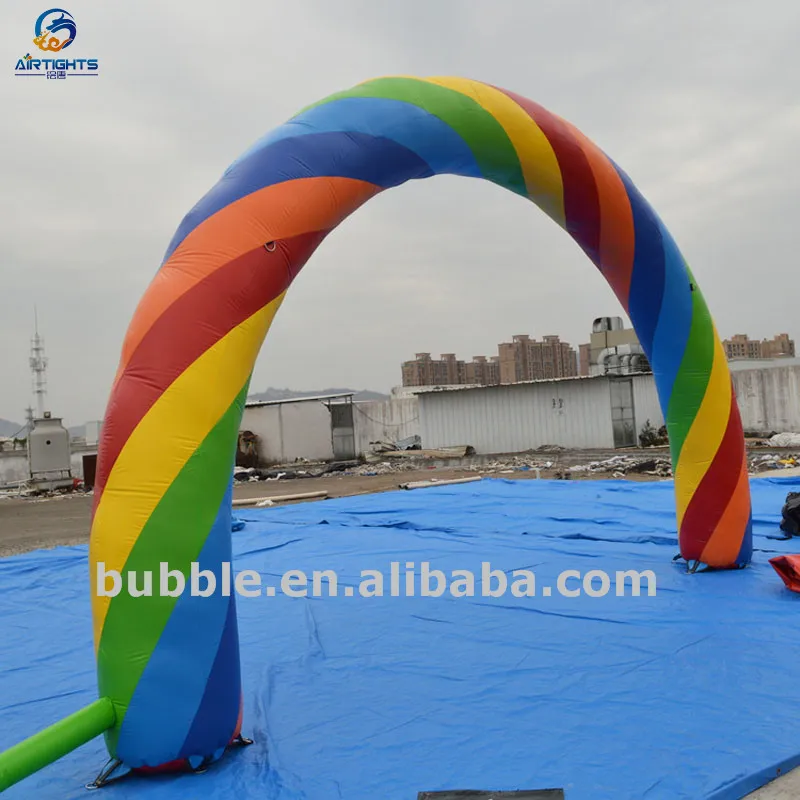 Château Gonflable Arc en Ciel - Jeu Aquatique - Air et Volume
