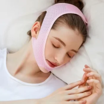 Adjustable Chin Support Belt Anti-Snore Strap Mouth Breathing Corrector Sleep Aid for Kids Adults Multi-Region Care Patches