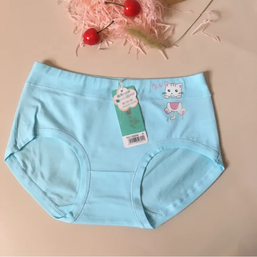 Новое Стильное нижнее белье для девочек, трусики с мультяшным принтом для детей, трусики для девочек из чистого хлопка