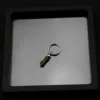 E055-Silver1 Hoop Earring For Pierced Ears,1 Piece
