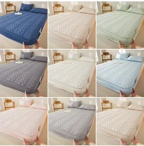 Customizable Sizes Waterproof Mattress Protector Thickened Quilted Bed Sheets Water Proof Cover & Protector for Beds