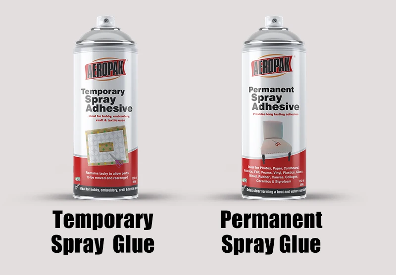 aerosol multi purpose temporary glue spray