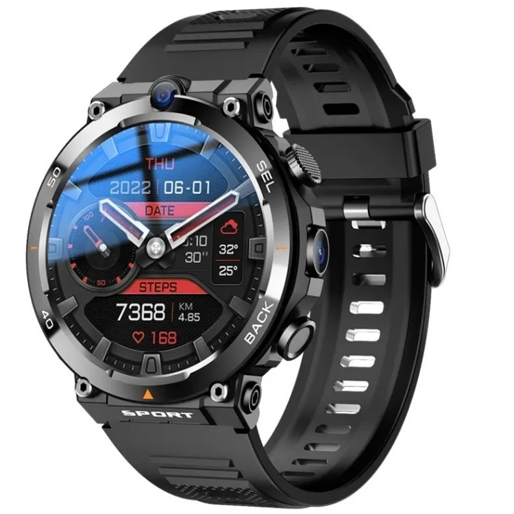 2024 New Arrival 4G 5G Smart Watch H10 WiFi GPS Dual Camera Video Call NFC 2+16GB 900MAH aperçu 2