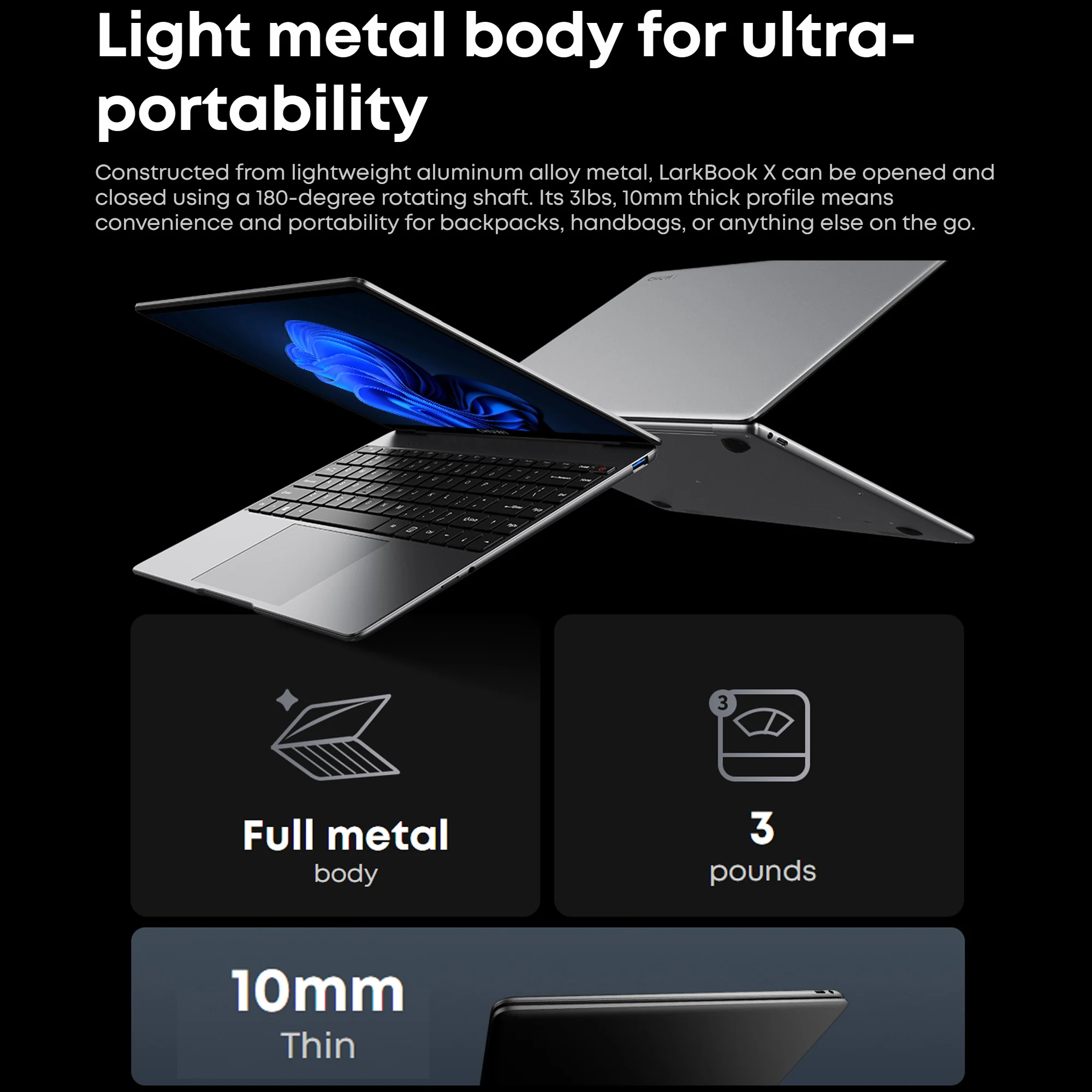 CHUWI Larkbook X - 14 Inch Gaming Laptop with Touchscreen
