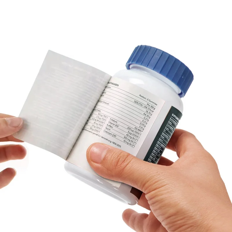 Custom Logo 2 Layers Label Vinyl Adhesive Peel Off Double Layered Sticker Label Double Layer Booklet Sticker