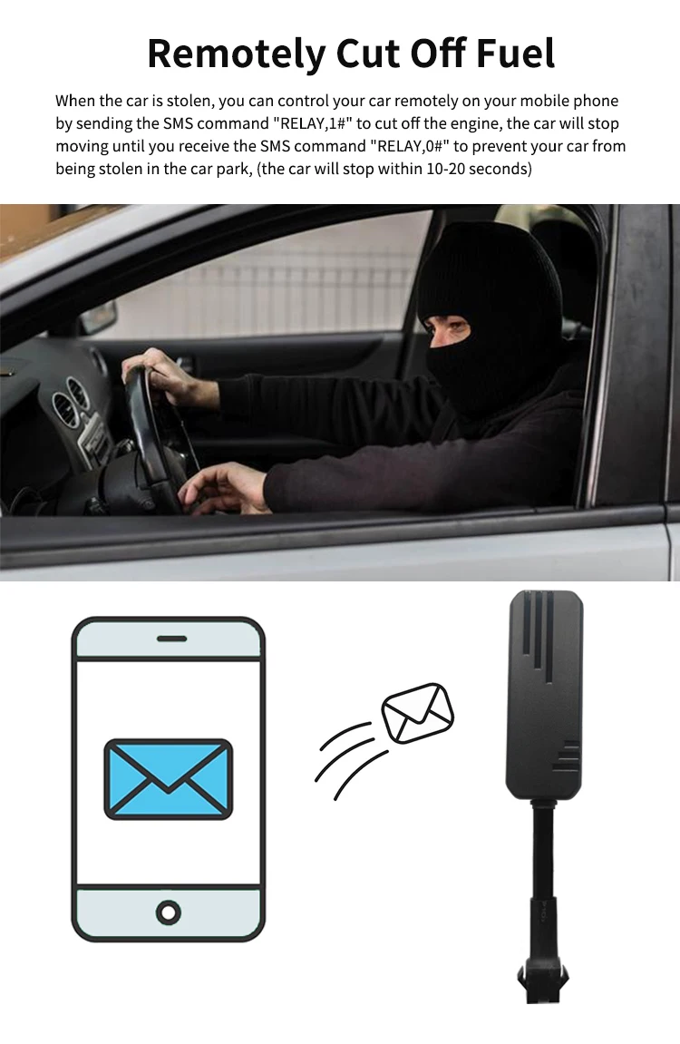 Best Quality 2g Car Gps Real-Tracking Protrack App for Bike