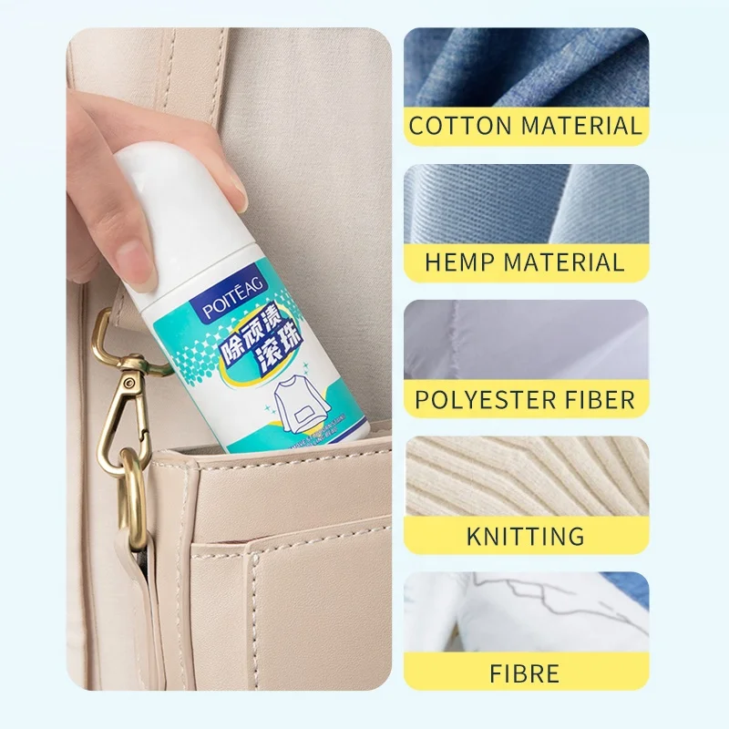 POITEAG Remove Stubburn Stains Rolling Bead Ball  Design and Rolling Bead  for Removing  Clothings Stains Effectively
