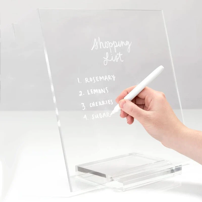 Acrylic Dry Erase Board Custom Acrylic Memo Tablet Lucite Dry Erase