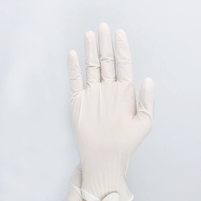 Chinese certificated blue white synthetic nitriel latex disposable hand use protection for house cleaning electric industry