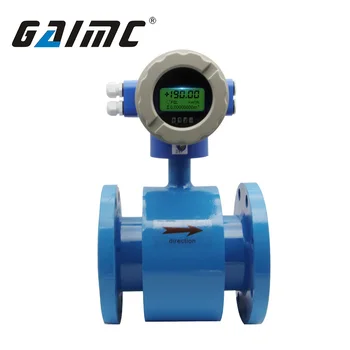 Gaimc 4-20ma Output Digital Water Electromagnetic Flow Meter China ...