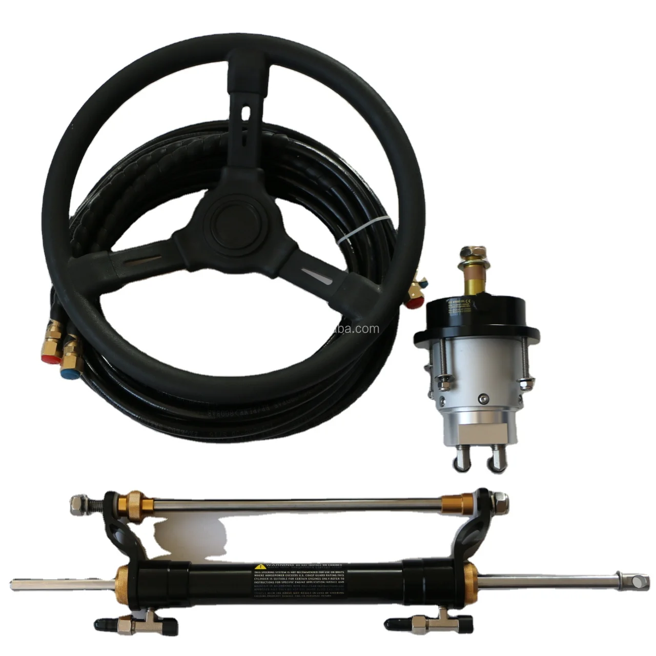 90hp Marine Hydraulic Outboard Steering System And Cylinder Pump Tube