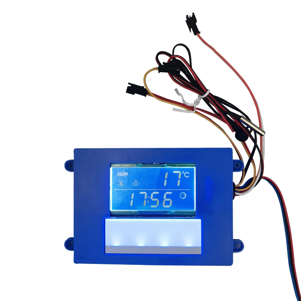 Four-button Touch Dimming Sensor Switch Monochrome Screen Display Bluetooth Connected to Mobile Phone for Mirrors