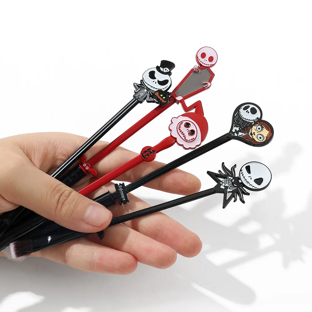 New Design The Nightmare Before Christmas Makeup Brush Set Skull Eye