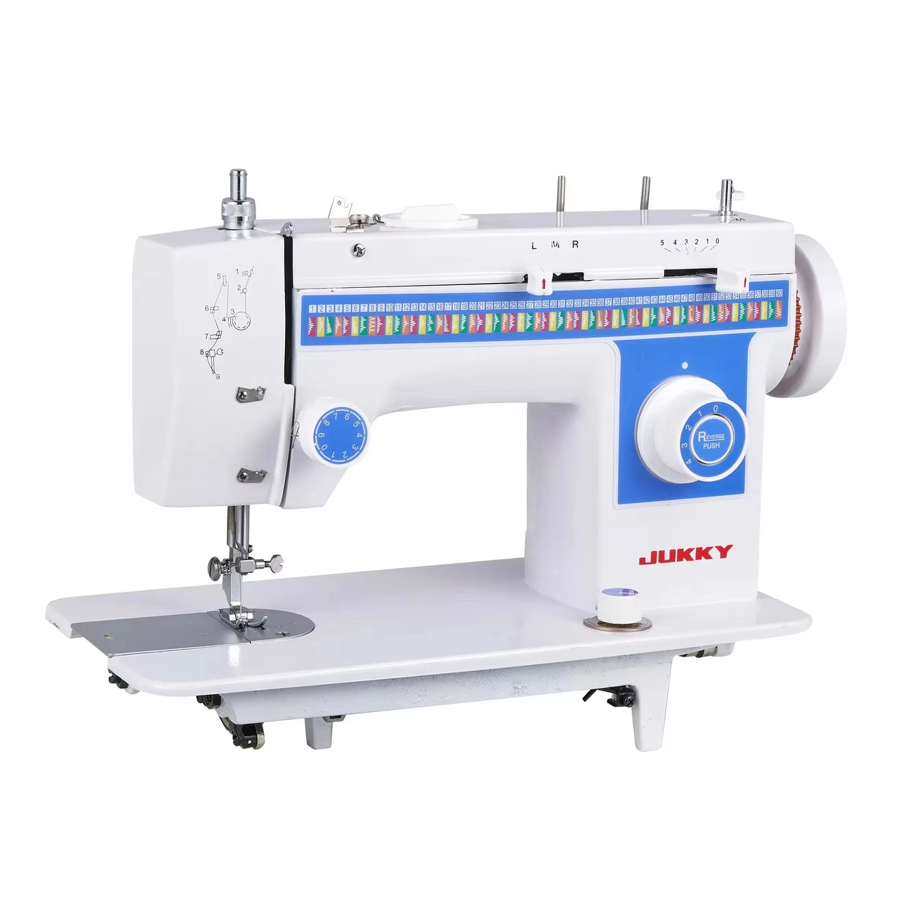 JH308 Domestic Household Multi-Function Sewing Machine with 60/40/30 Cams and Different Patterns for Homeuse Sew Clothes