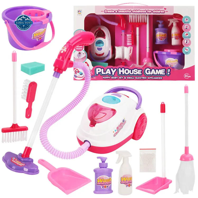 Лидер продаж модельный очиститель набор для игр пылесоса игрушка