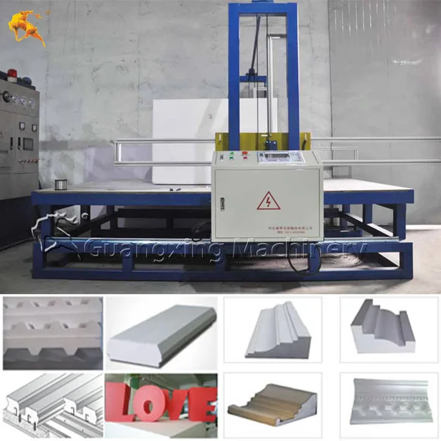 Automatic Non Manual Control CNC EPS Foam Vertical Type Cutting Hot Wire Polystyrene Cut Tool Machine