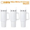 Tazza da 40oz h1.0 - colore bianco