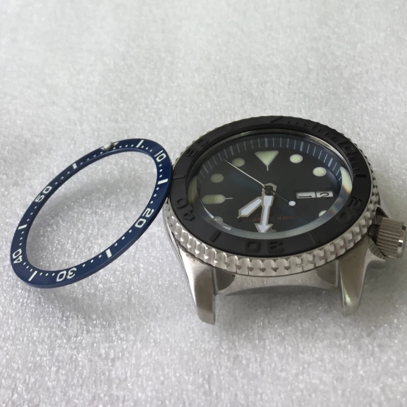 Flat Ceramic Bezels Watch Bezel Inserts Parts For Seiko Brand Skx007 Skx009  Mod Blue Uk - Buy Watch Parts,Ceramic Bezels,Watch Bezel Inserts Product on  