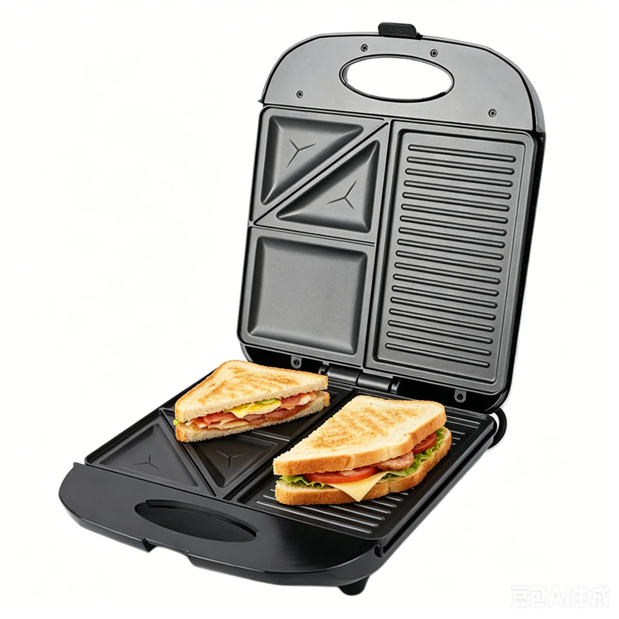 RESONKO SW063 Electric Multifunctional Sandwich Maker Breakfast Cake Pancake Double-sided 3D Surround Heating Panini Grill Press Hcb75e9ab8c9e450d9625f54dd39514feJ
