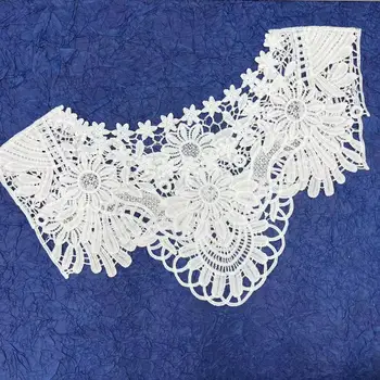 Collar Lace Trim Embroidery hot selling front and back sets of lace collars for tops