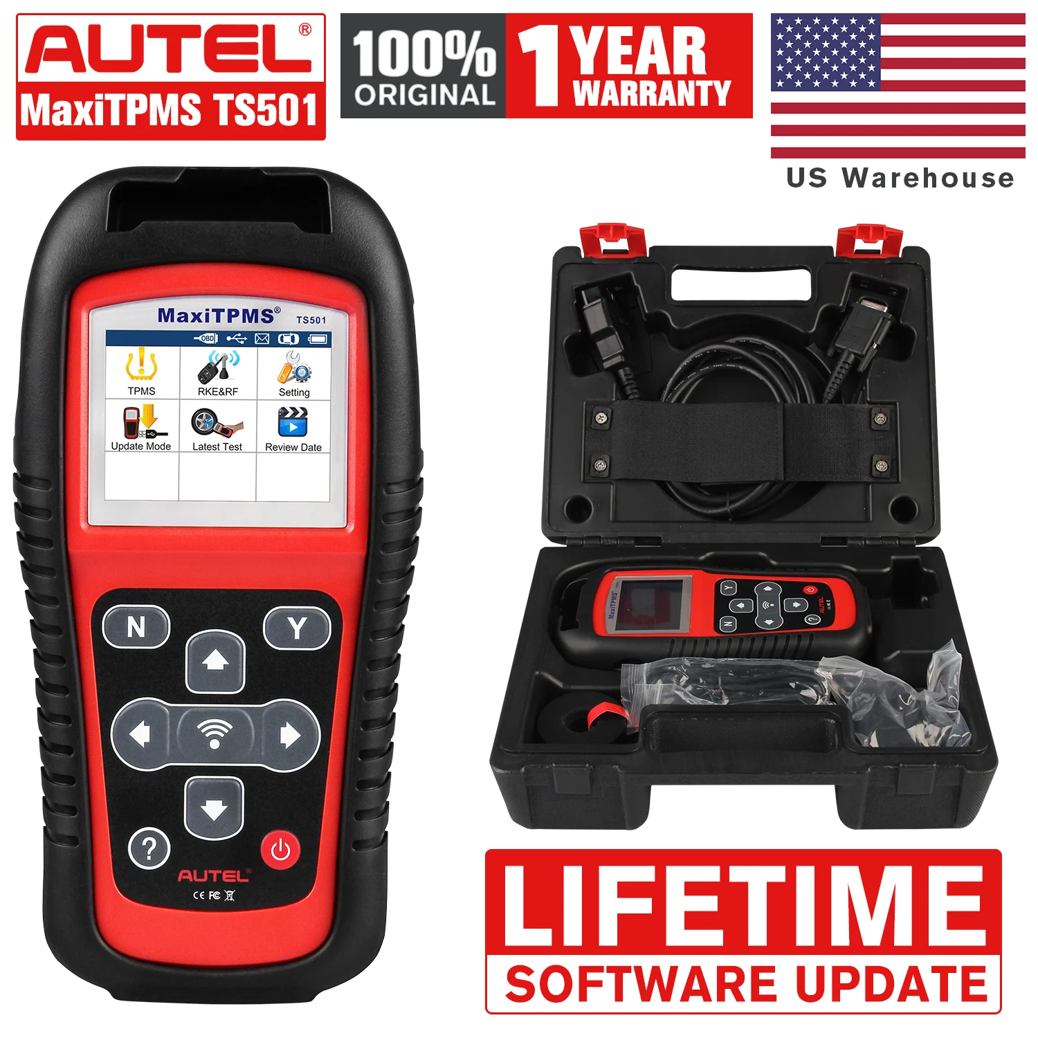 Autel Maxitpms Ts508wf Maxitpms Ts608 Obd2 Scanner Diagnostic Tools