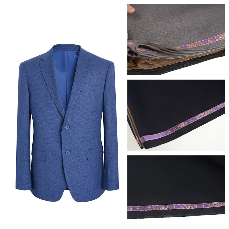 Suiting customize -TR Super Shiny Suiting Fabric t/r slub fabric for suit For Africa