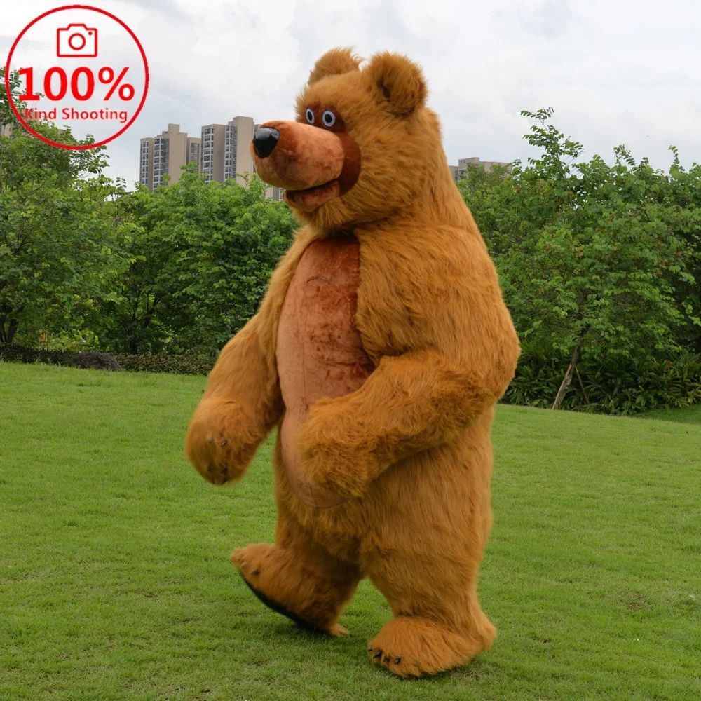 大人のコスプレ毛皮のようなドレスのためのマーシャベアマスコット