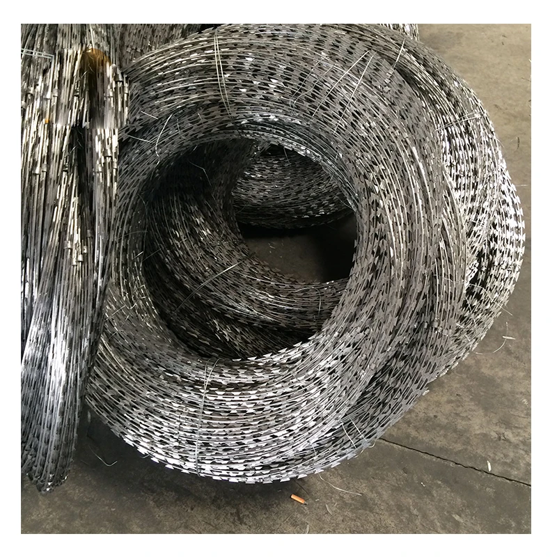 Concertina razor Barbed Wire / Double Strand razor Barbed Wire Fence
