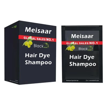 Ammonia-Free Temporary Hair Color Shampoo Best Quality OEM Natural Black Plant Bubble Hair Dye Cream Best Quality Hair