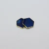 C5# Hexagon Blue agate