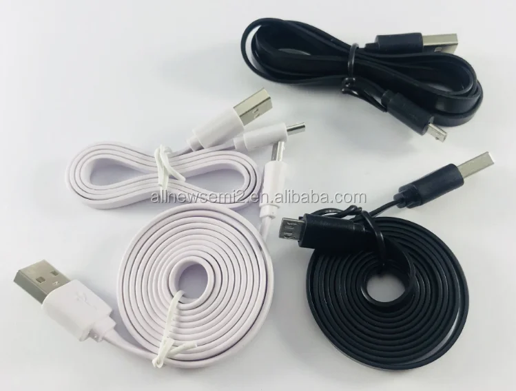 10cm20cm30 cm.etc Data cable USB flat wire V8 Android charging wire USB data cable micro