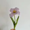 Un tulipán en taro morado
